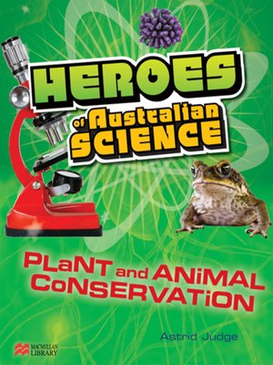 cover image of Heroes of Australian Science - Plant and Animal Conservation